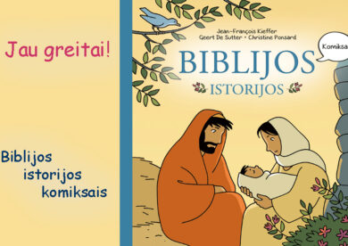 Nauja knyga. Biblijos istorijos vaikams komiksais